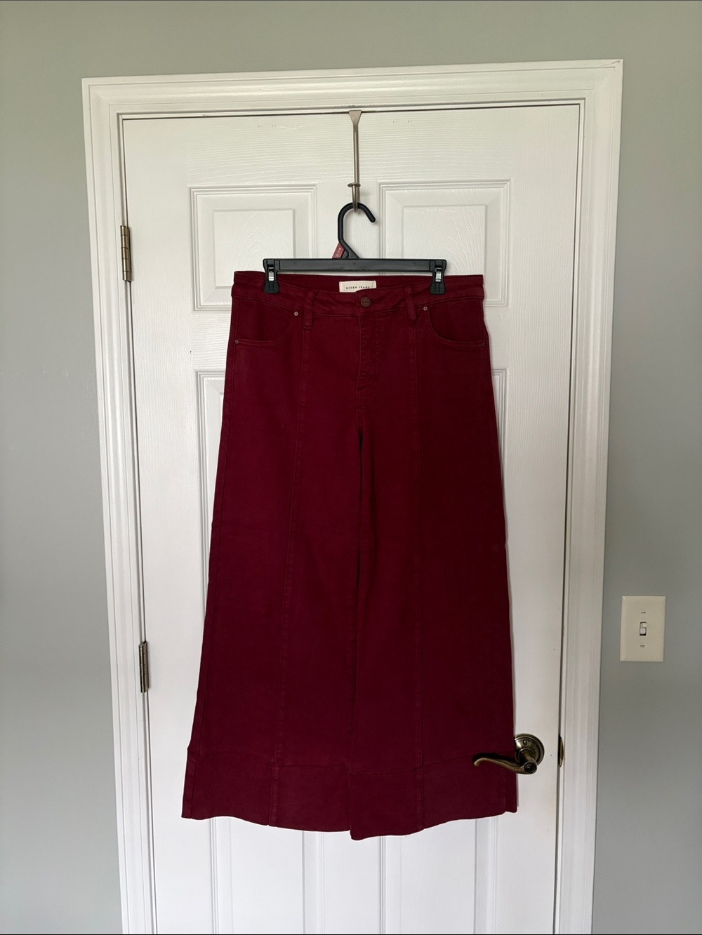 RISEN burgundy jeans